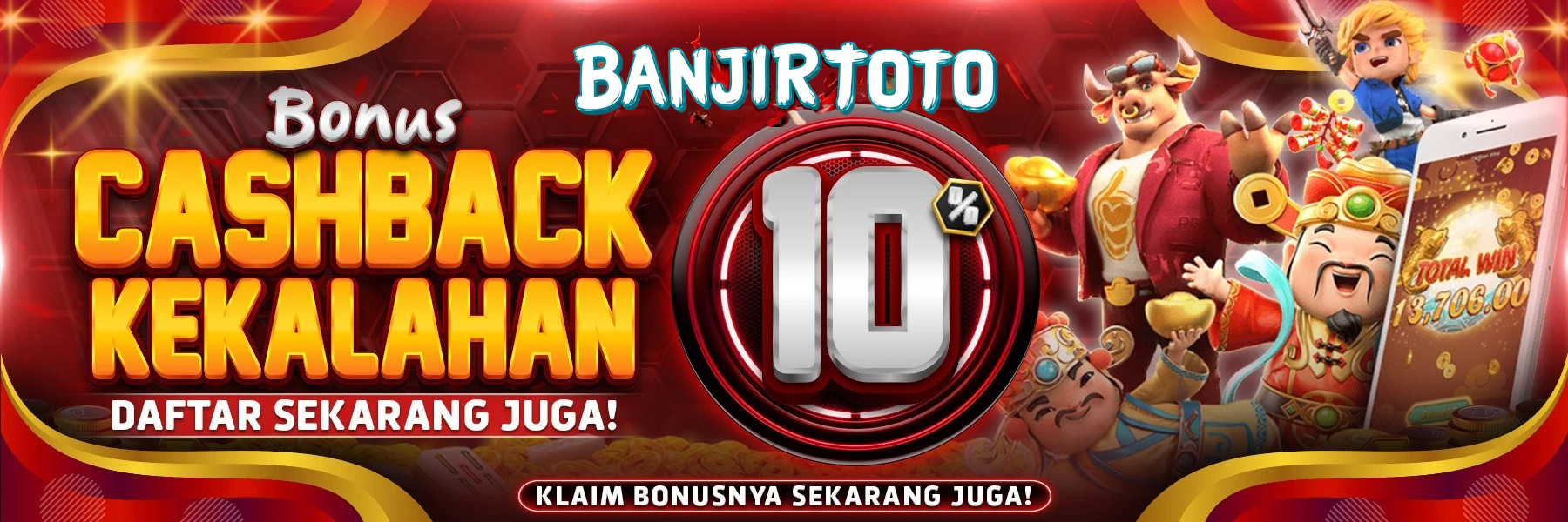 CASHBACK KEKALAHAN 10%